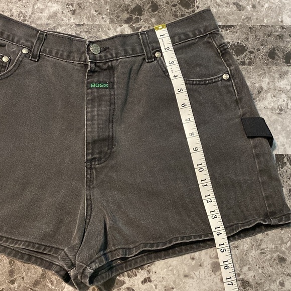 Boss Juniors Dark Gray Jean Shorts - Size 17 / 18 - Picture 8 of 12